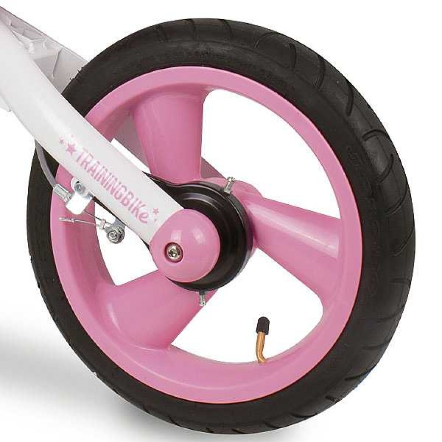 Sobre Ruedas EUREKAKIDS Baterias Y Cargadores | Rueda Rosa 30Cm Para Training Bike