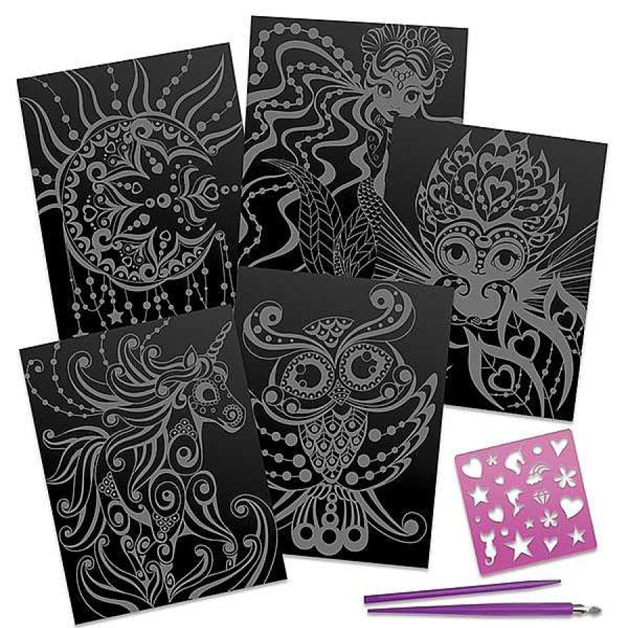 Creativos Nebulous Stars Scratch Art | Dibujos Para Rascar Scratch And Sketch