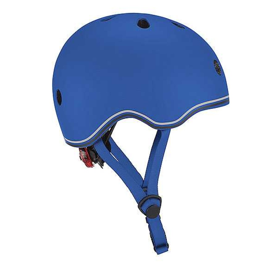 Sobre Ruedas GLOBBER Cascos Y Protectores | Casco Go Up Lights Navy Blue