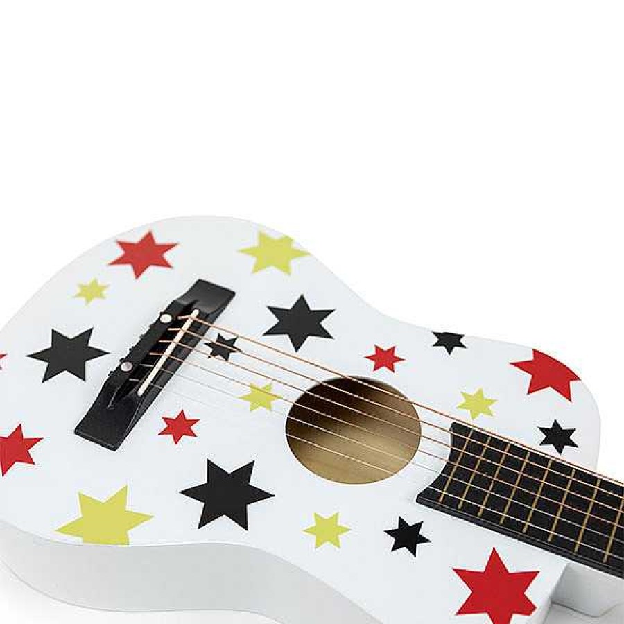 Simb Lico EUREKAKIDS Instrumentos Musicales | Guitarra Estrellas De Madera 75Cm