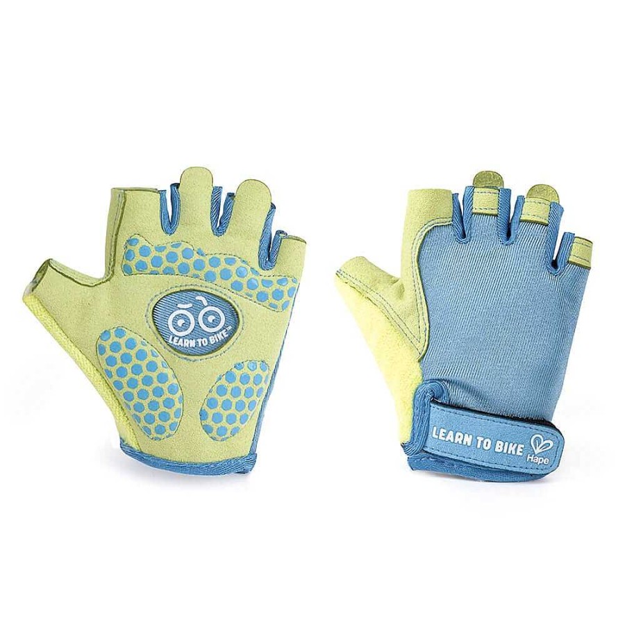 Sobre Ruedas HAPE Cascos Y Protectores | Guantes Protectores Infantiles Sin Dedos Sports Kids Azul