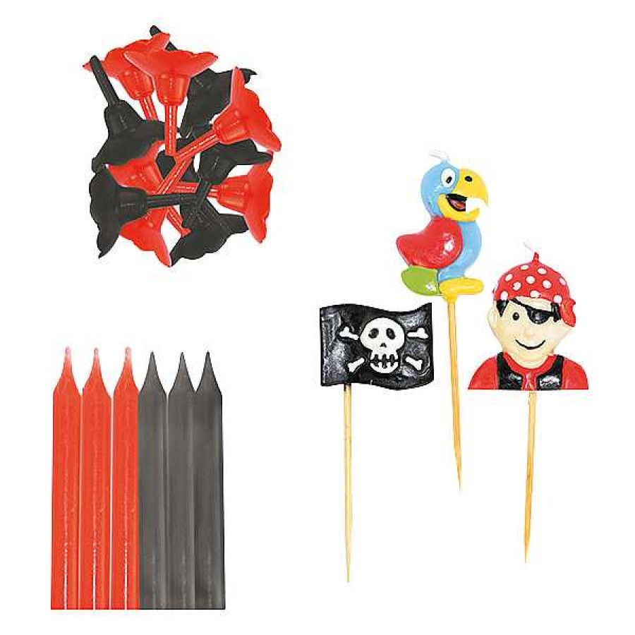 Muebles & Deco EUREKAKIDS Fiestas Y Cumplea Os Infantiles | Velas Piratas