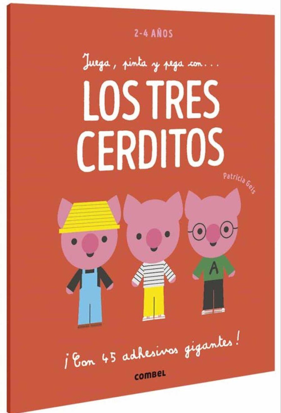 Libros COMBEL EDITORIAL Lbumes Ilustrados | Juega, Pinta Y Pega Con Los Tres Cerditos