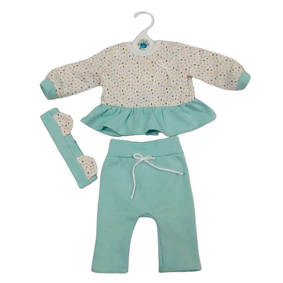 Simb Lico BERJUAN Ropa Y Complementos | Pijama Aguamar Verde Con Estampado De Topitos