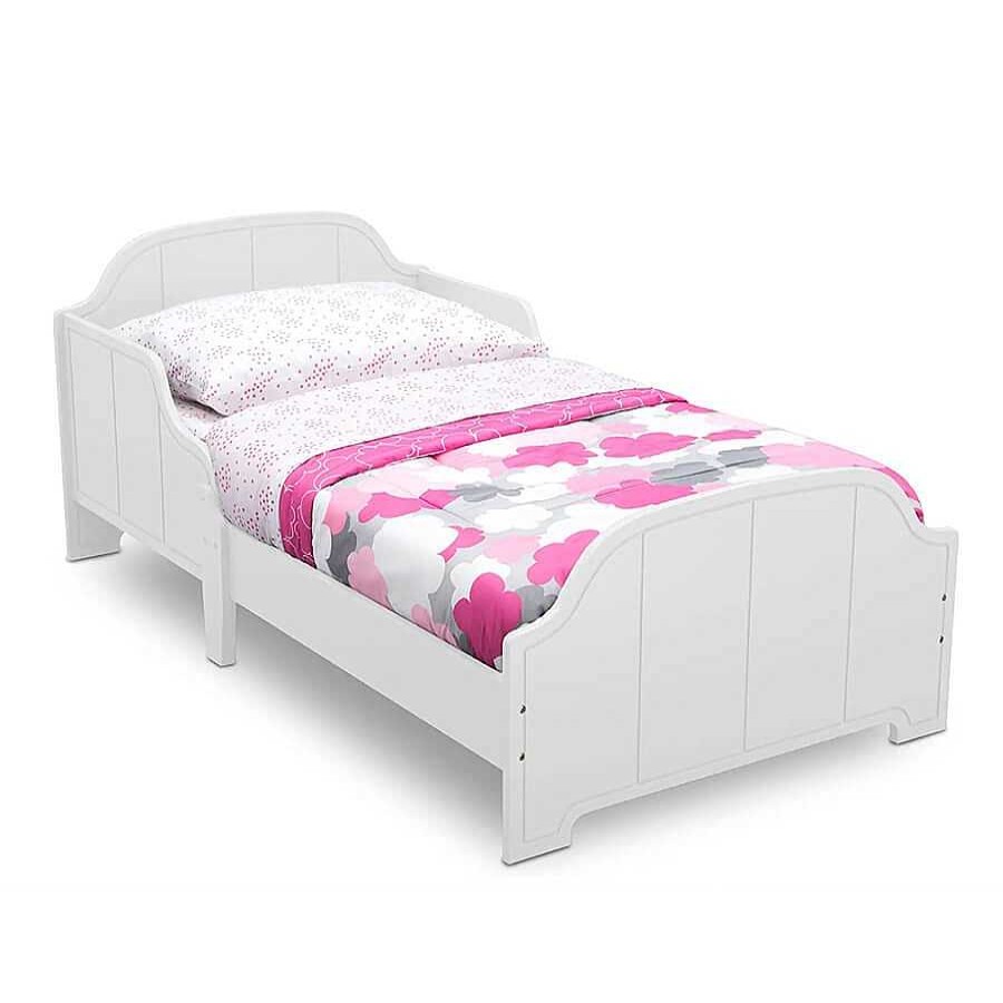 Muebles & Deco DELTA KIDS COOPERATIE U.A Camas, Cunas Y Literas | Cama Infantil De Transici N De Madera Color Blanco A Partir De 15 Meses