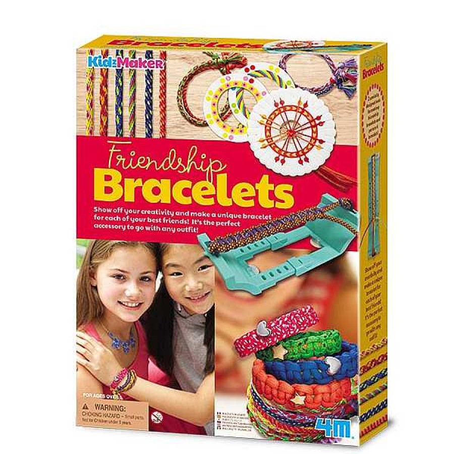 Creativos 4M Crear Pulseras Y Joyas | Kidzmaker Pulseras De La Amistad