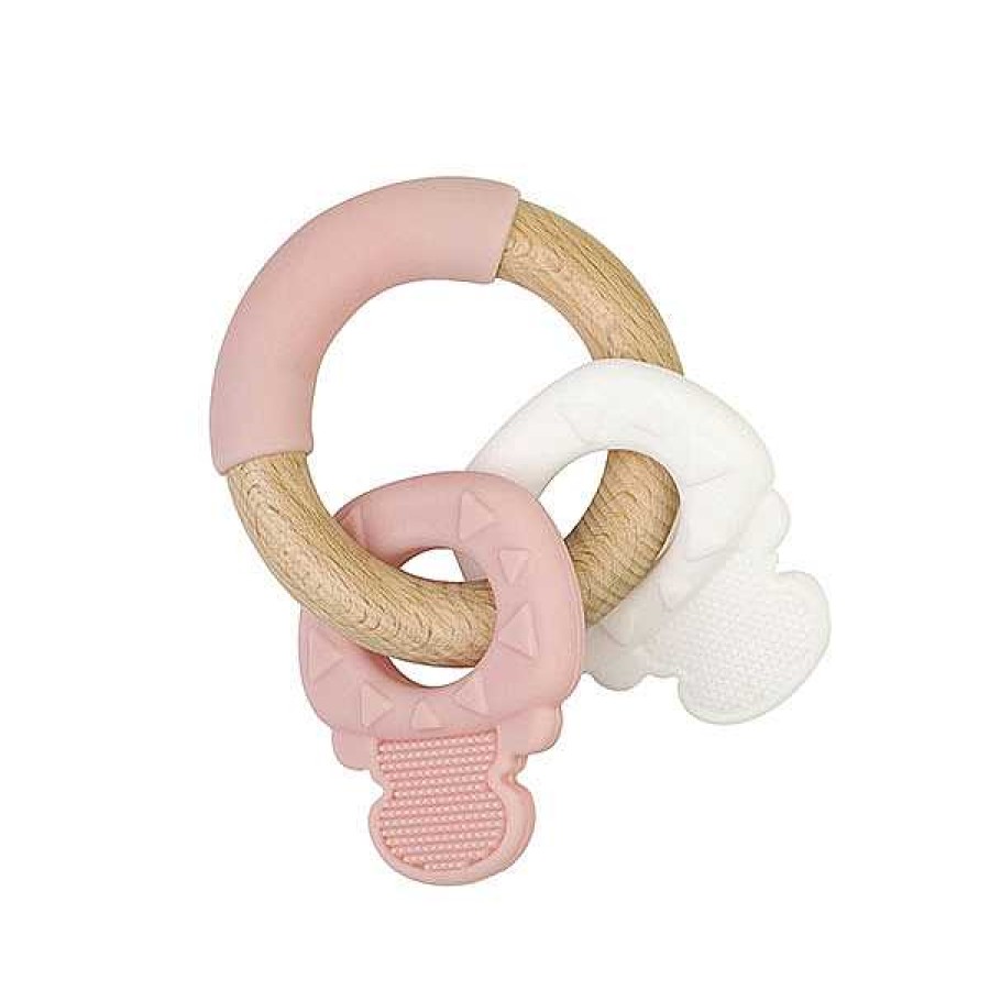 Beb S SARO Mordedores | Nature Toy Llaves Rosa