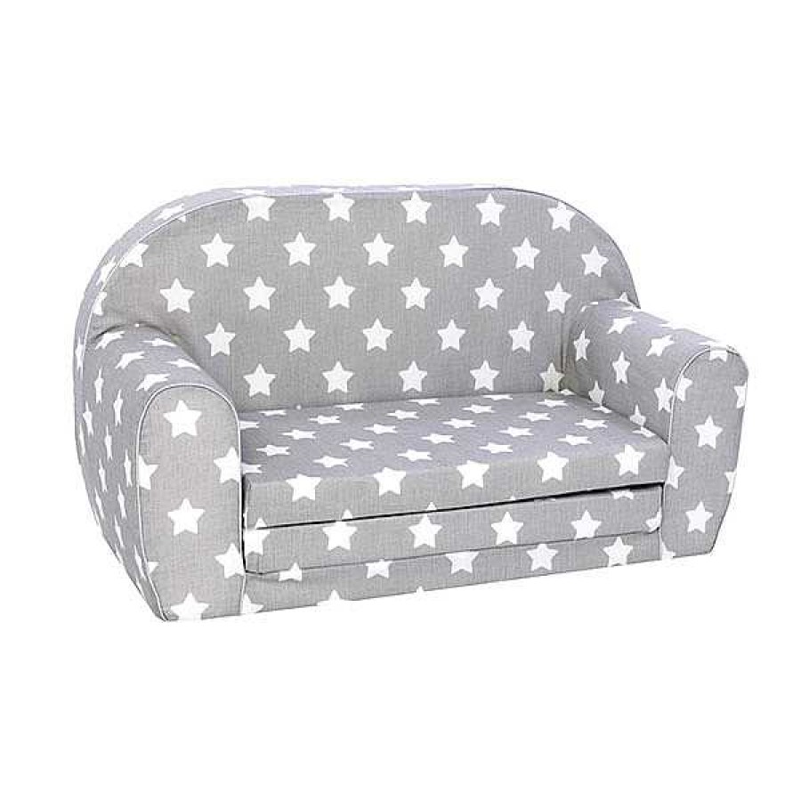 Muebles & Deco DELTA TRADE Sillones, Butacas Y Hamacas | Sof Cama Gris Con Estrellas