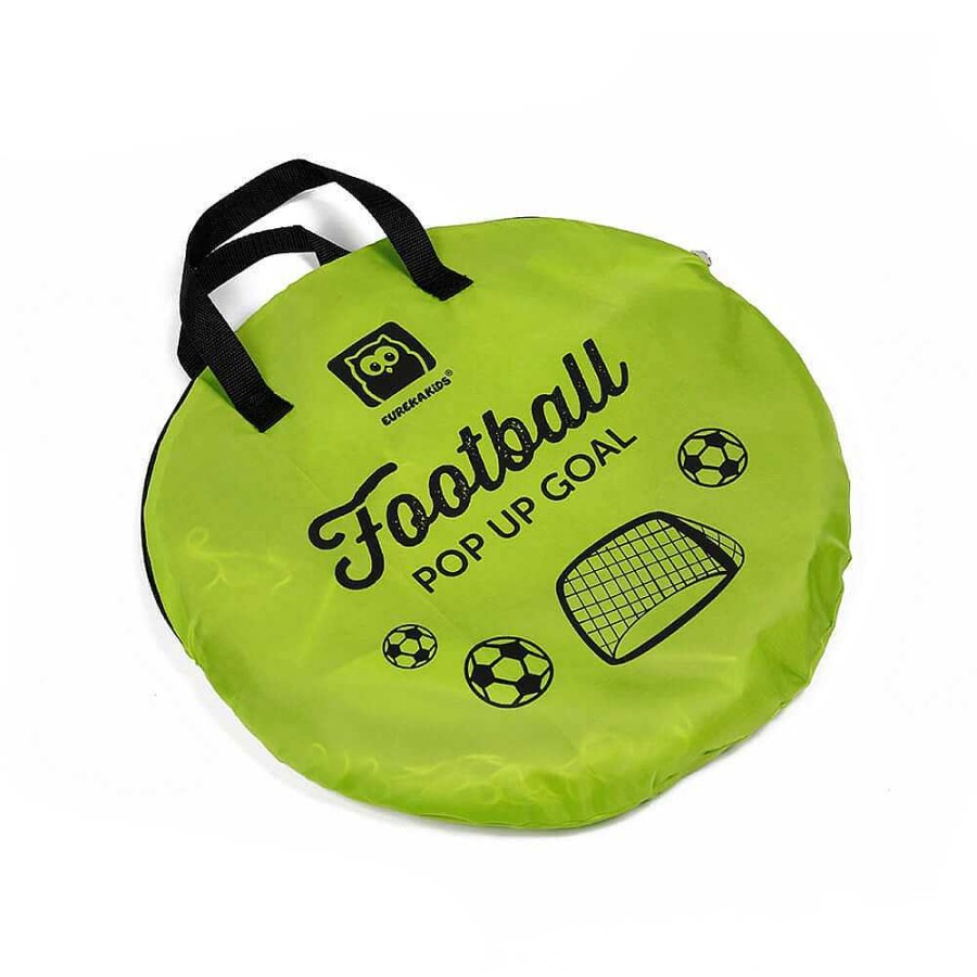 Exterior EUREKAKIDS Pelotas, Porter As Y Canastas | Porter A De Futbol Port Til Con Sistema Pop-Up