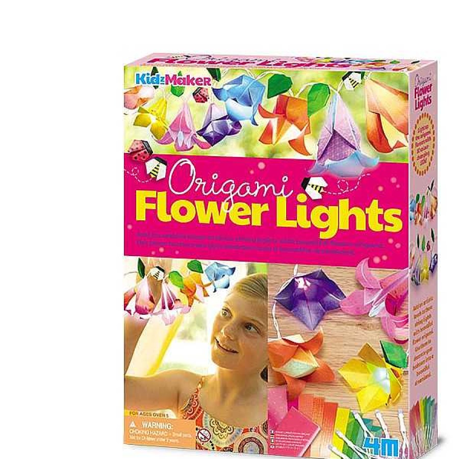 Creativos 4M Manualidades Y Actividades Creativas | Kidzmaker Luces Flor Origami