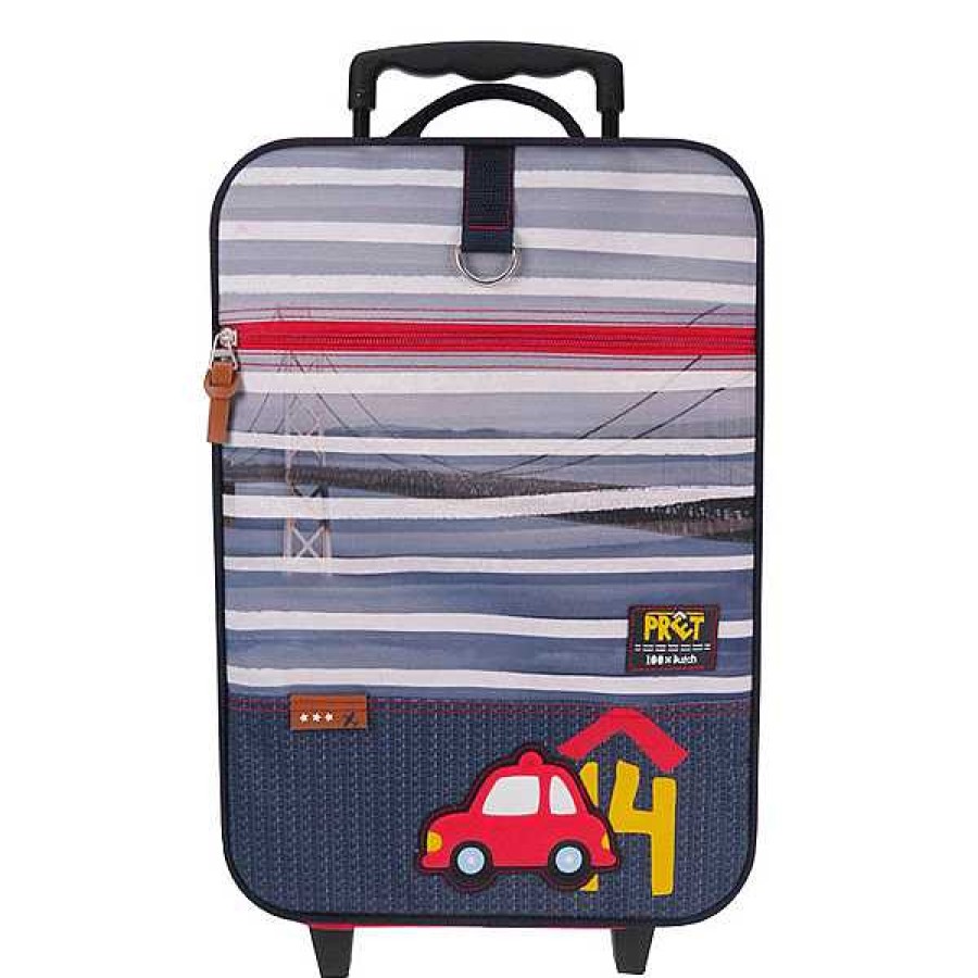 Muebles & Deco Eurekakids Mochilas Y Bolsas T Rmicas | Mochila Trolley Pret Indigo