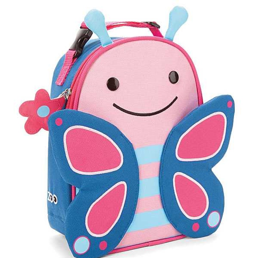 Creativos SKIP HOP Material Escolar | Bolsa Porta Alimentos Zoo Lunchies Mariposa