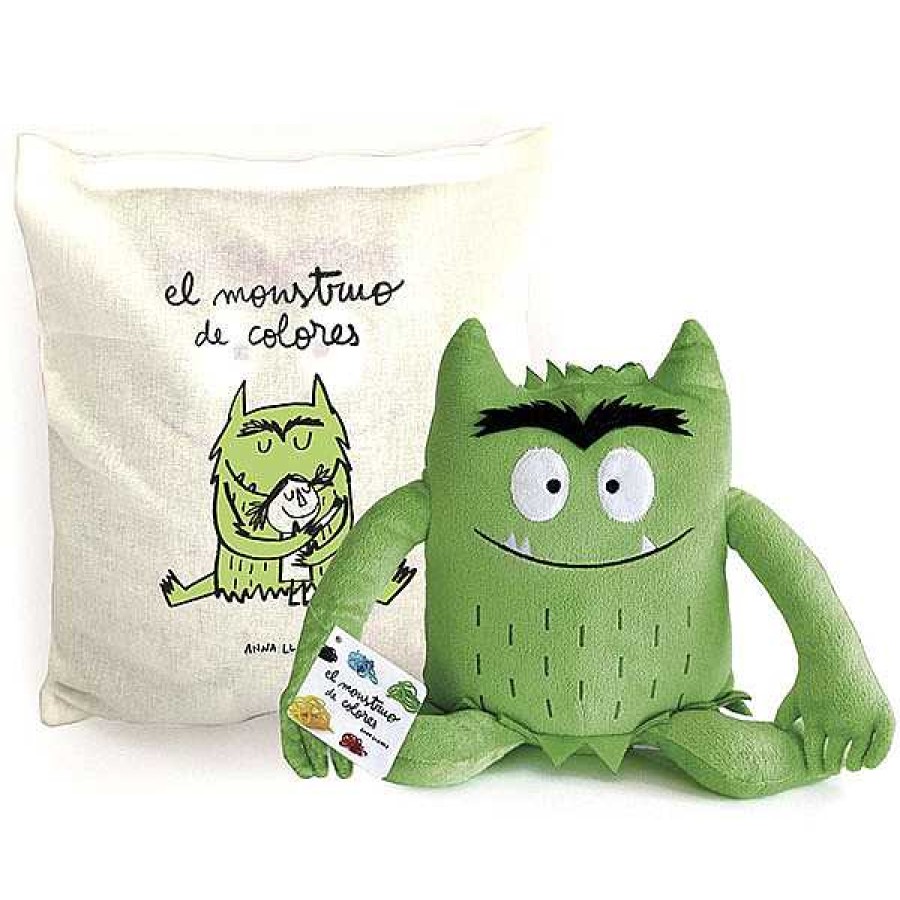 Libros ANNA LLENAS Los M S Top | Peluche Verde- Monstruo De Colores