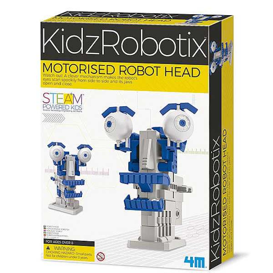 Educativos 4M Stem Y Rob Tica | Kidz Robotix Cabeza Robot Motorizada