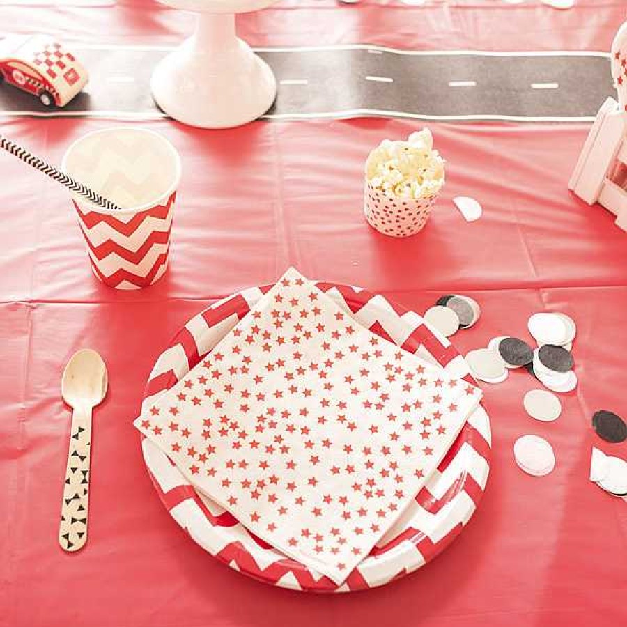 Muebles & Deco SCRAP COOKING Fiestas Y Cumplea Os Infantiles | 20 Servilletas De Estrellas Rojas