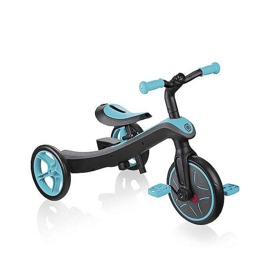 Beb S GLOBBER Triciclos Y Bicicletas | Bicicleta Trike Explorer 2 En 1 Verde Azulado