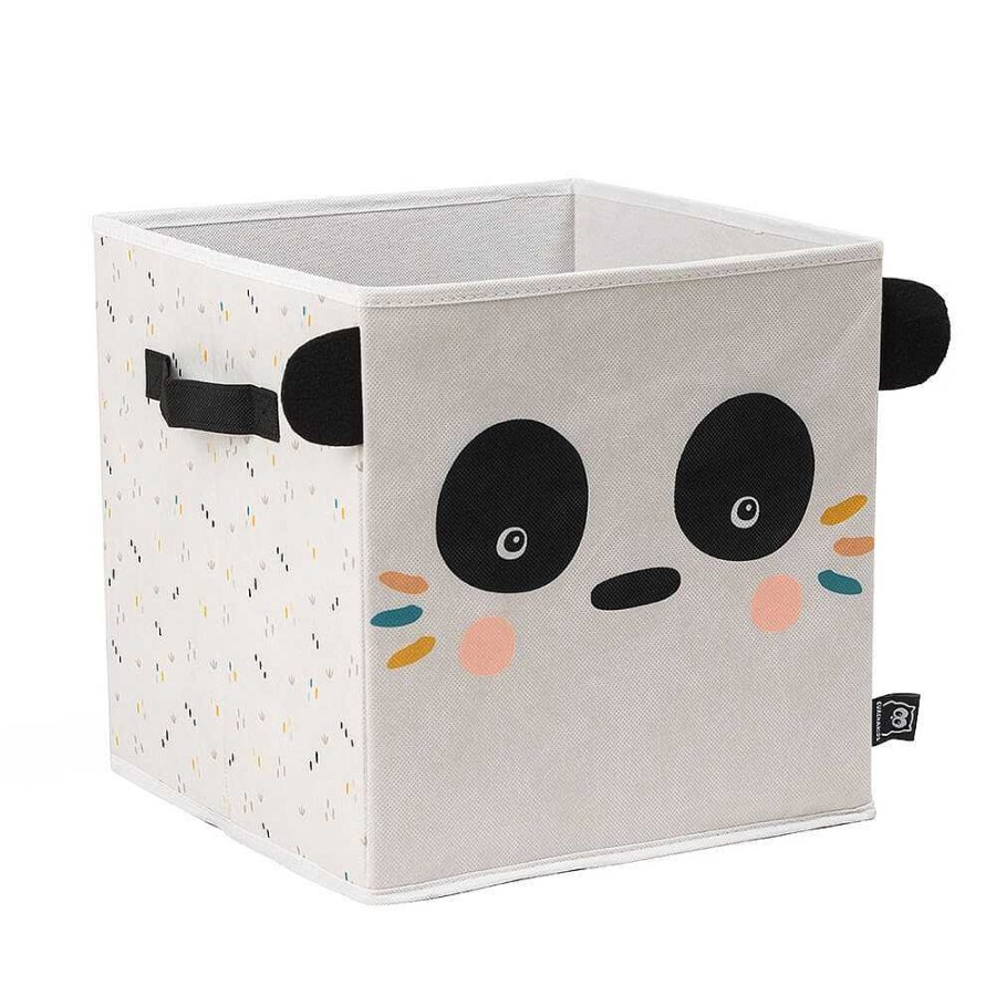 Muebles & Deco EUREKAKIDS Organizadores, Librer As Y Estanter As | Cesta De Almacenaje Infantil Panda