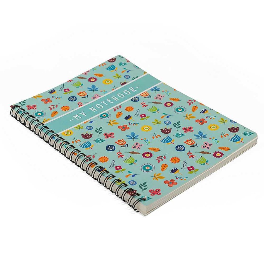 Creativos EUREKAKIDS Material Escolar | Libreta A5 Pautada Con Dise O De Flores