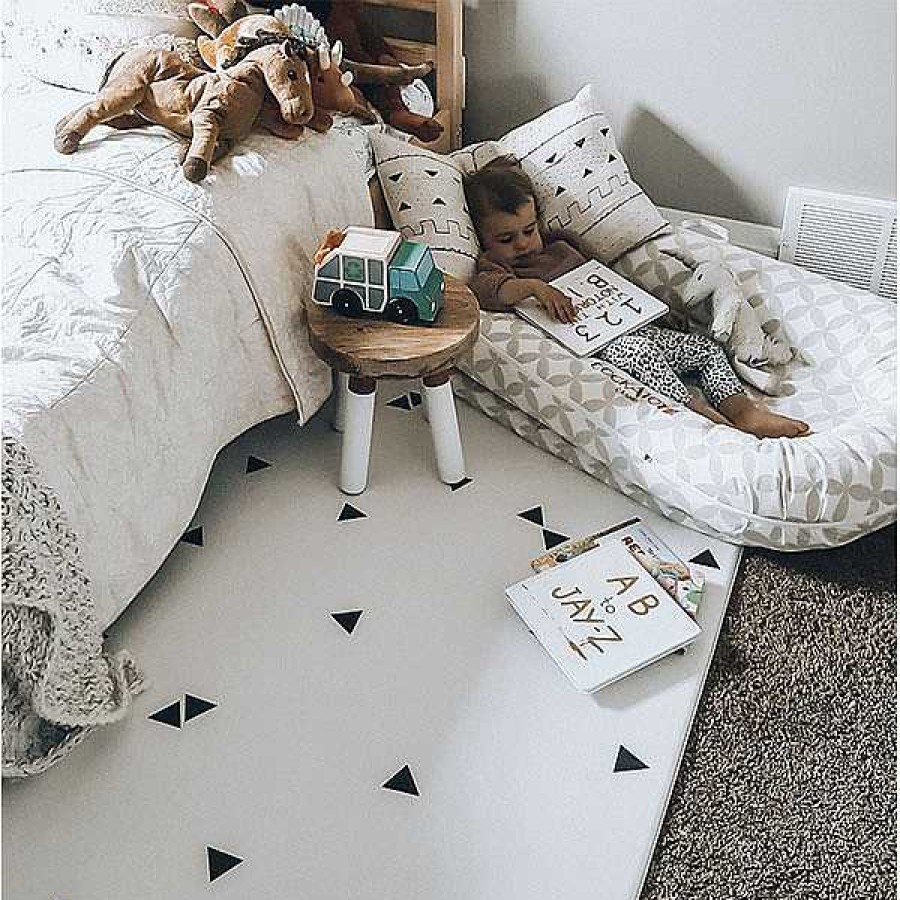 Muebles & Deco LITTLE BOT BABY Alfombras Y Cojines | Alfombra Reversible Zen Triangle