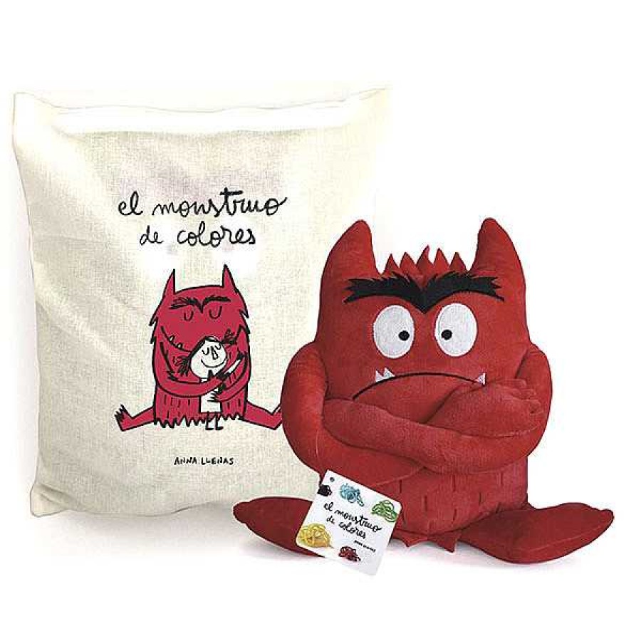 Libros ANNA LLENAS Los M S Top | Peluche Rojo - Monstruo De Colores