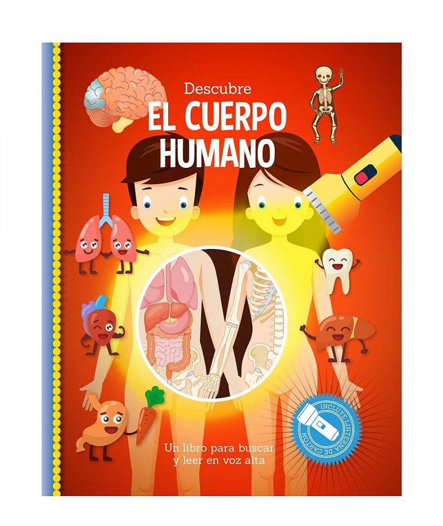 Libros LANTAARN Libros Pop Up | Descubre El Cuerpo Humano. Libro Linterna