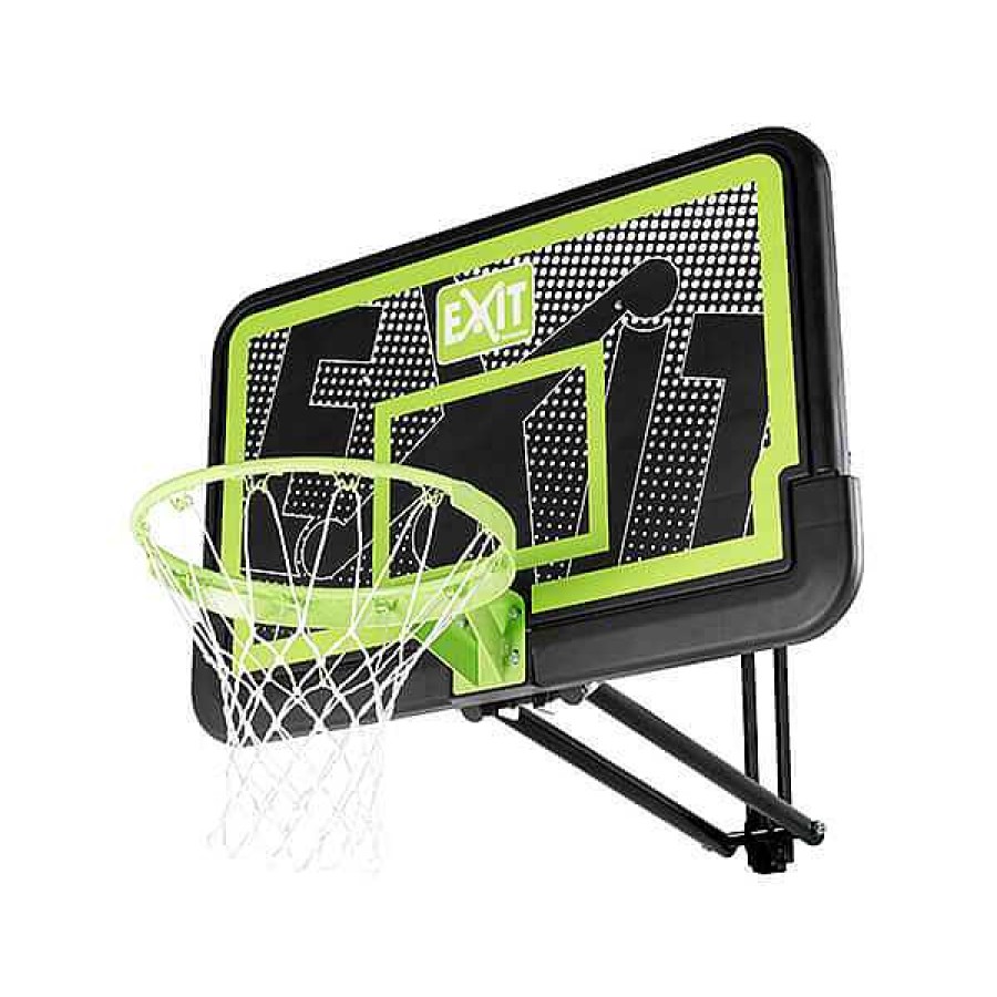 Exterior Exit Toys Pelotas, Porter As Y Canastas | Tablero De Baloncesto De Pared Con Altura Ajustable