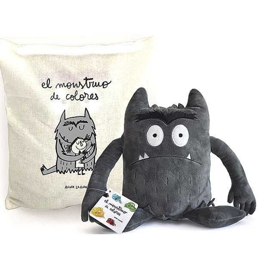 Libros ANNA LLENAS Los M S Top | Peluche Gris - Monstruo De Colores