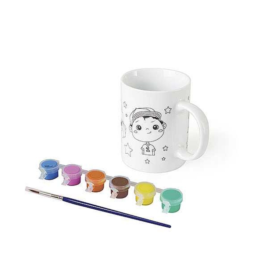 Creativos EUREKAKIDS Juegos De Dibujo Y Pintura | Kit Para Decorar Tu Taza