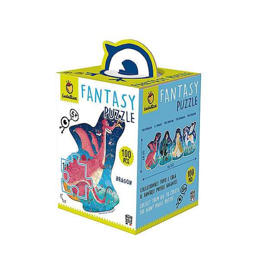 Educativos LUDATTICA Puzles | Fantasy Puzzle Drag N 100Pcs