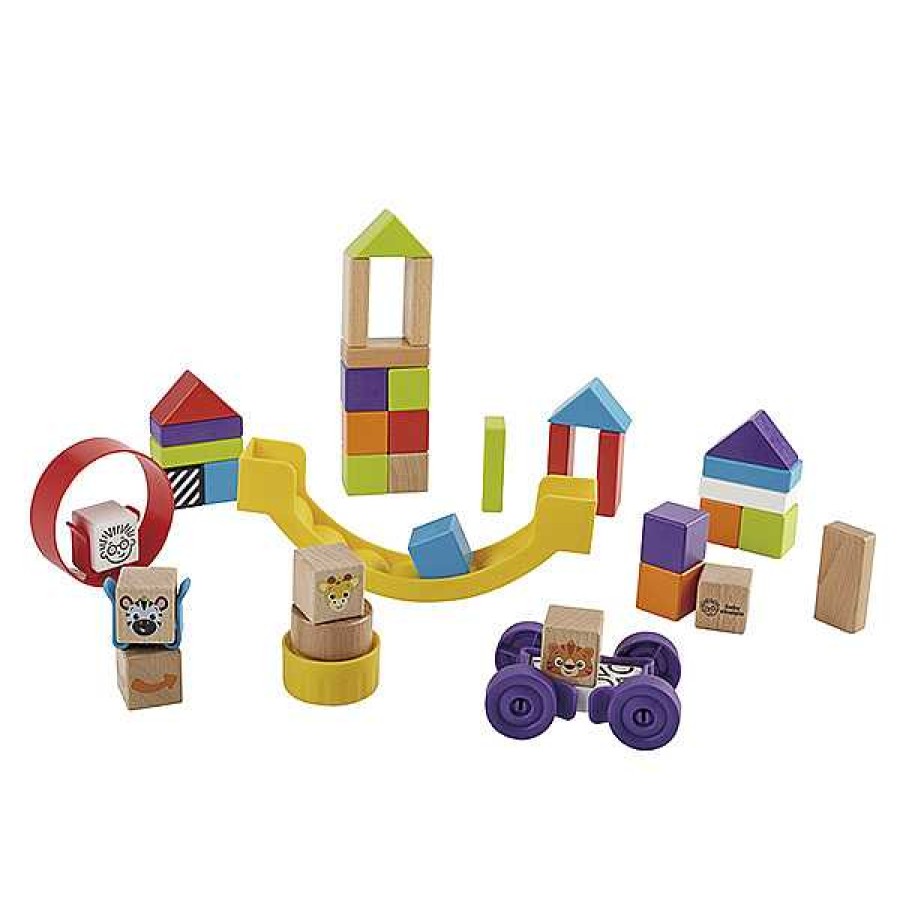 Beb S BABY EINSTEIN Primeros Bloques Y Piezas De Construcci N | Kit Para Descubrir De Madera