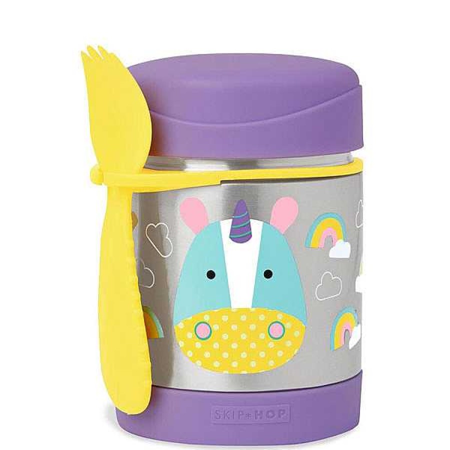 Beb S SKIP HOP Complementos Para Comer Y Alimentaci N | Zoo Contenedor De Comida Unicornio