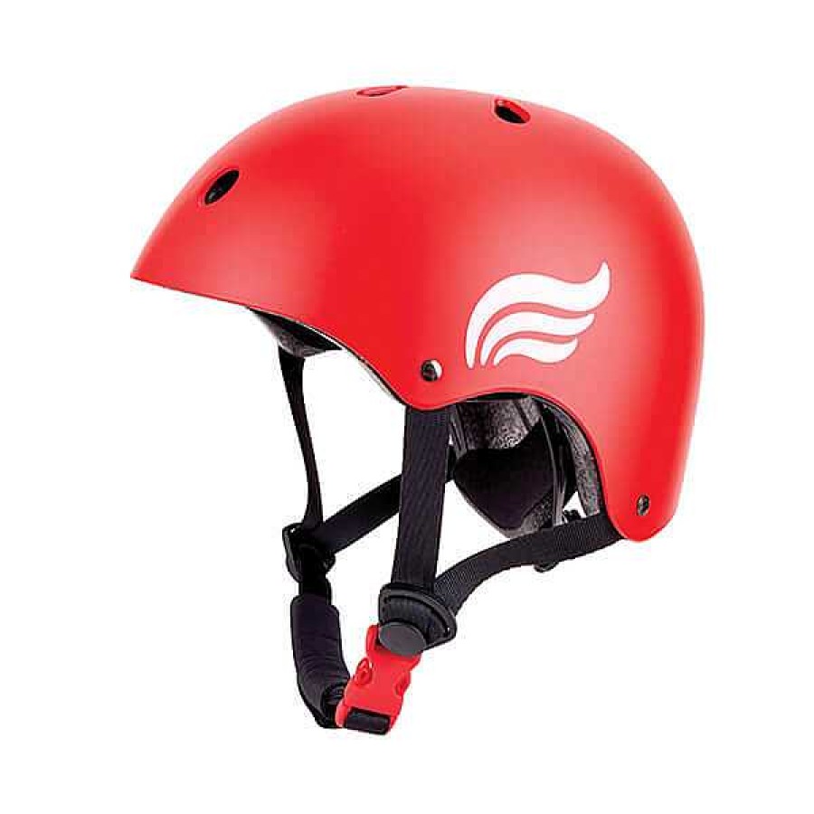 Sobre Ruedas HAPE Cascos Y Protectores | Casco De Seguridad Ajustable Para Ni Os Color Rojo