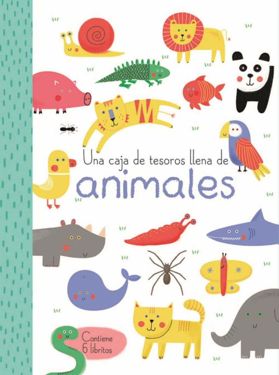 Educativos LANTAARN Naturaleza | Una Caja De Tesoros Llena De Animales (Incluye 6 Peque Os Libros)