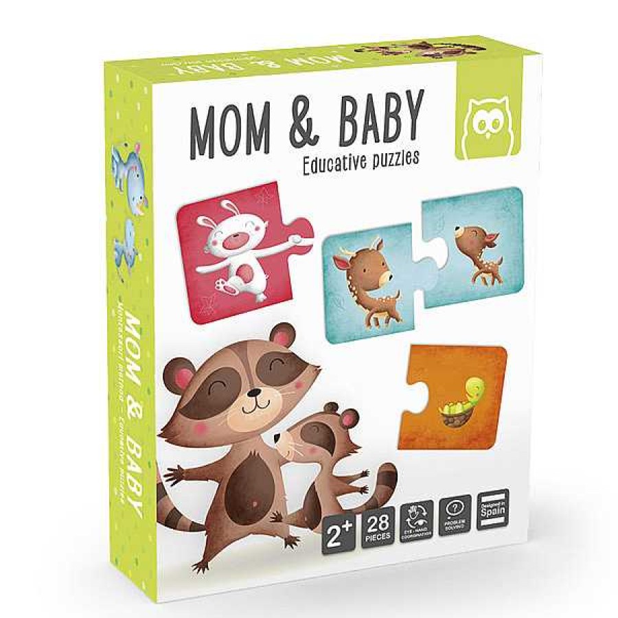 Educativos EUREKAKIDS Montessori | Mom & Baby Puzzle Educativo