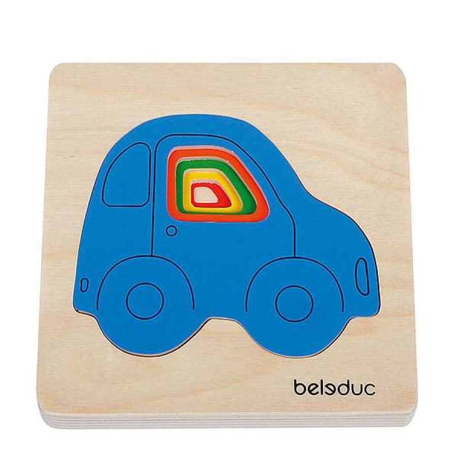 Educativos BELEDUC Puzles | Puzzle A Capas Coches