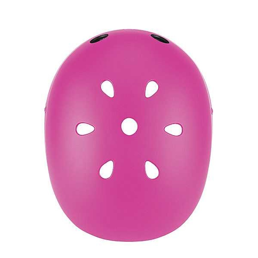 Sobre Ruedas GLOBBER Cascos Y Protectores | Casco Junior Primo Lights Deep Rosa