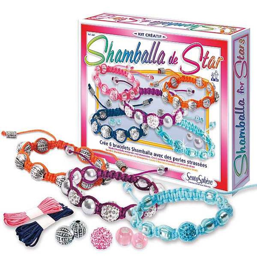 Creativos SENTOSPHERE Crear Pulseras Y Joyas | Kit Para Hacer Pulseras Shamballa Star