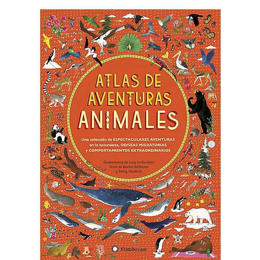 Libros EDITORIAL FLAMBOYANT Libros De Conocimientos | Atlas De Aventuras De Animales