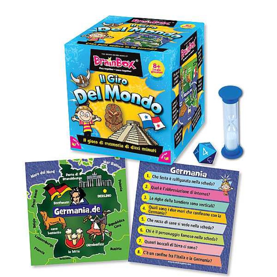 Educativos BRAINBOX Memoria Y Dominos | Juego De Memoria Del Mondo Italiano