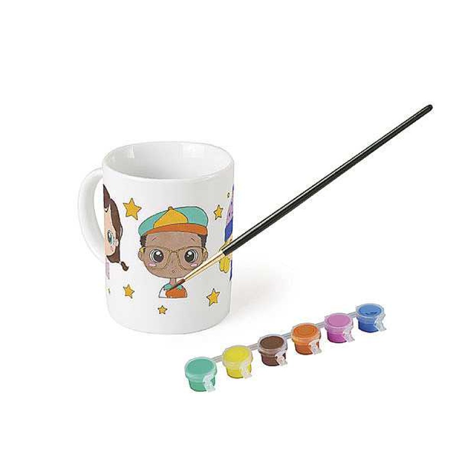 Creativos EUREKAKIDS Juegos De Dibujo Y Pintura | Kit Para Decorar Tu Taza