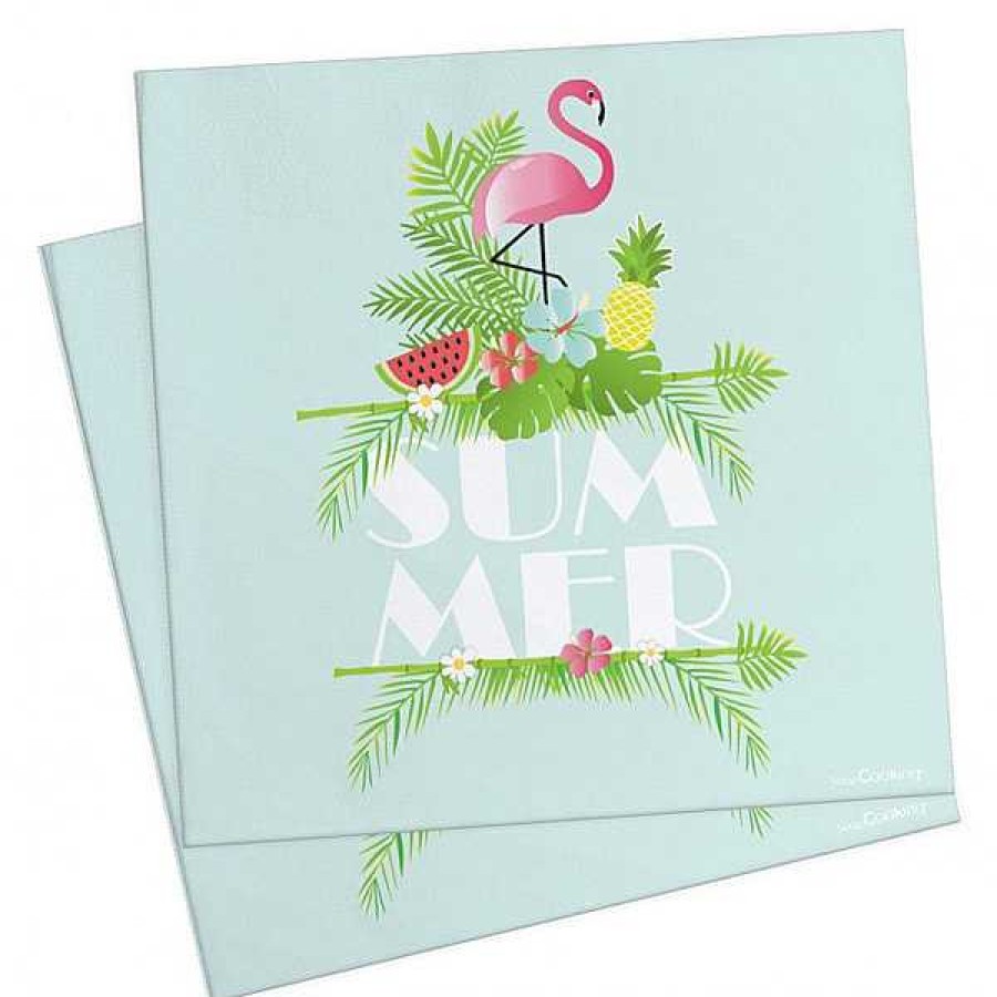 Muebles & Deco SCRAP COOKING Fiestas Y Cumplea Os Infantiles | 20 Servilletas De Papel Summer