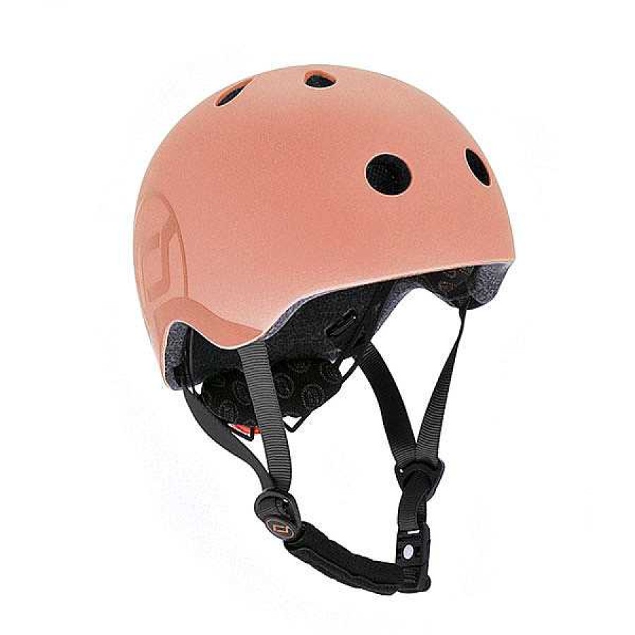 Sobre Ruedas Scoot and Ride Cascos Y Protectores | Casco Medium Peach