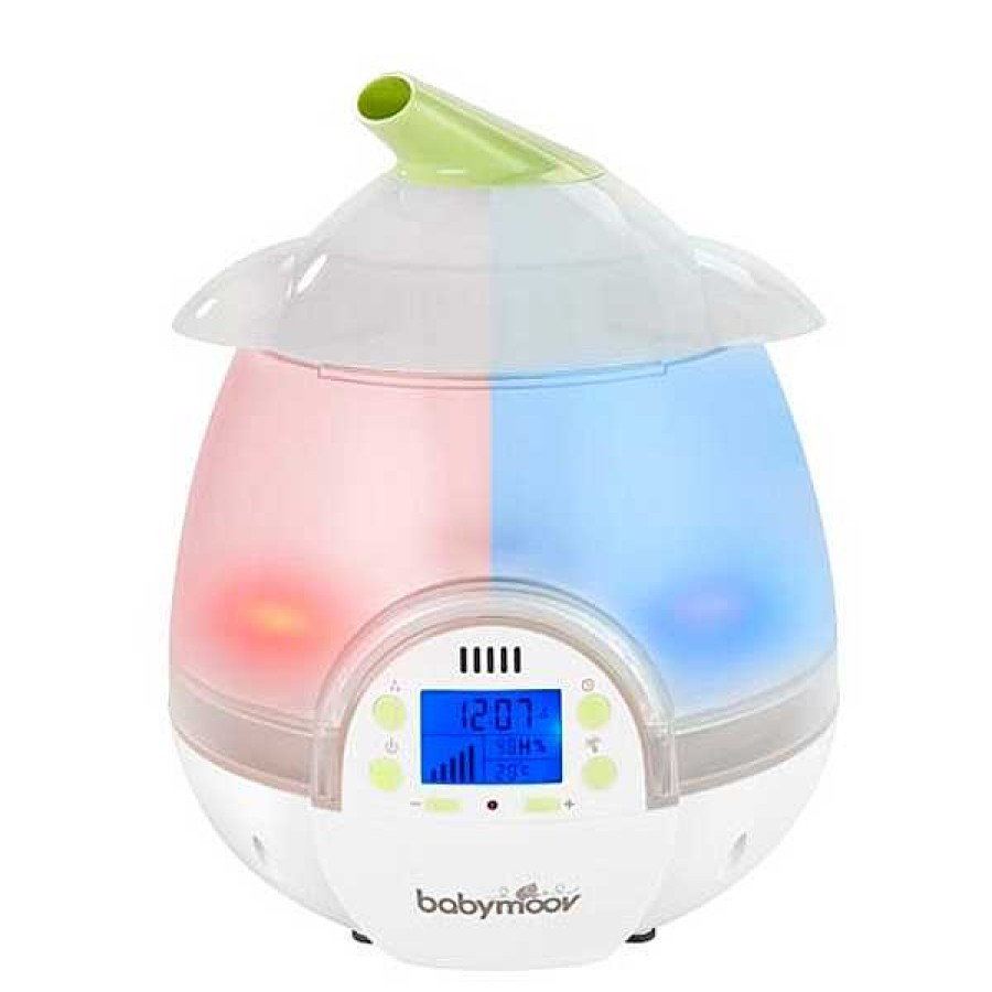 Beb S BABYMOOV Luces Quitamiedos Y M Viles Musicales | Humidificador Digital Verde Y Blanco