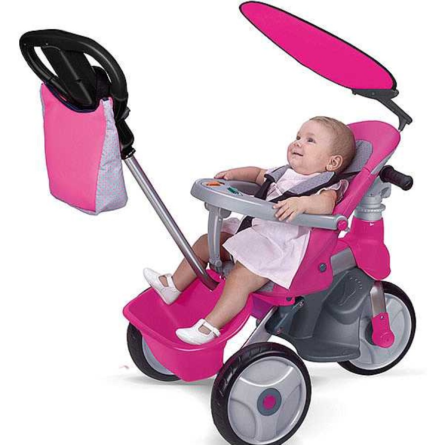 Sobre Ruedas FEBER Triciclos | Triciclo Evolutivo Baby Trike Easy Evolution Rosa