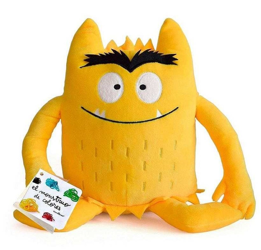 Libros ANNA LLENAS Los M S Top | Peluche Amarillo - Monstruo De Colores