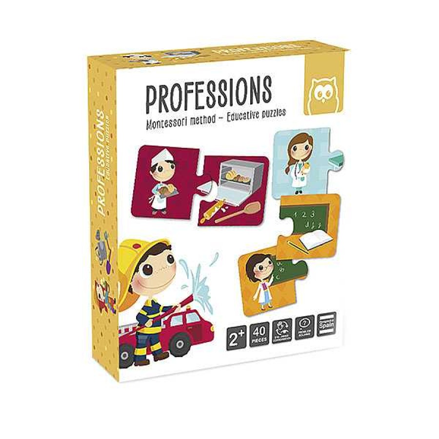 Educativos EUREKAKIDS Montessori | Professions Puzzle Educativo