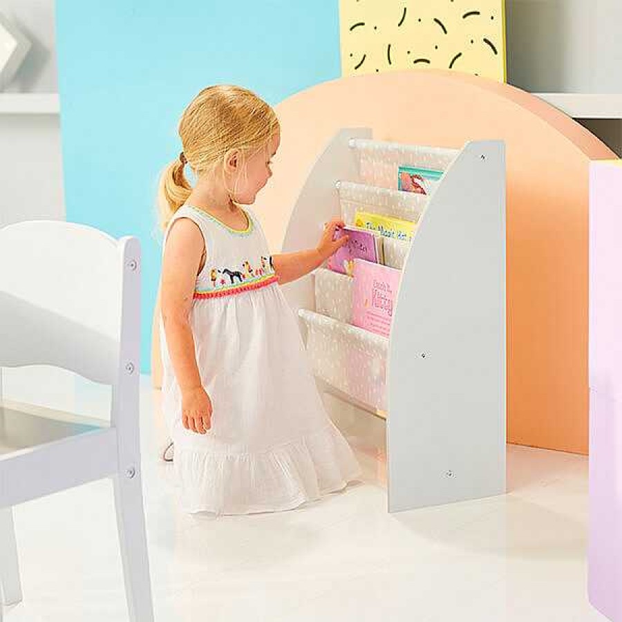 Muebles & Deco WORLDS APART Organizadores, Librer As Y Estanter As | Librer A Infantil Blanca Sling