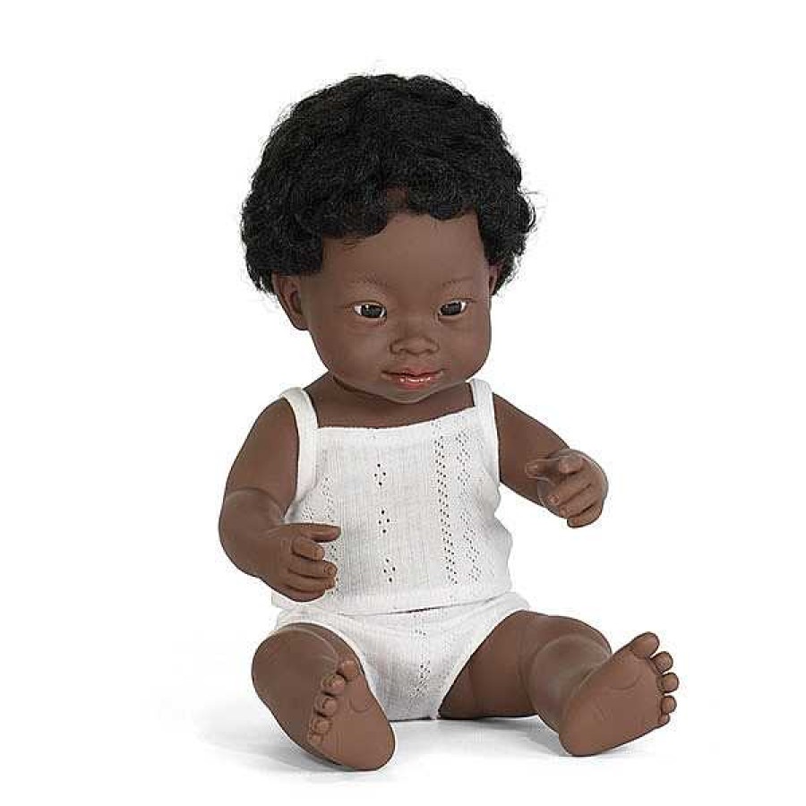 Simb Lico MINILAND EDUCATIONAL Mu Ecas Tradicionales | Baby S Ndrome Down Africano Ni O 38 Cm