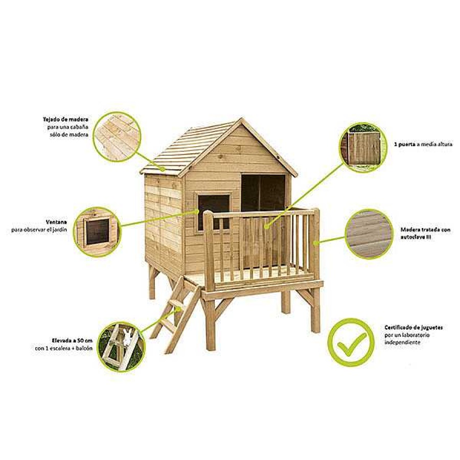 Exterior SOULET Casitas De Madera | Casita Infantil De Madera Winny