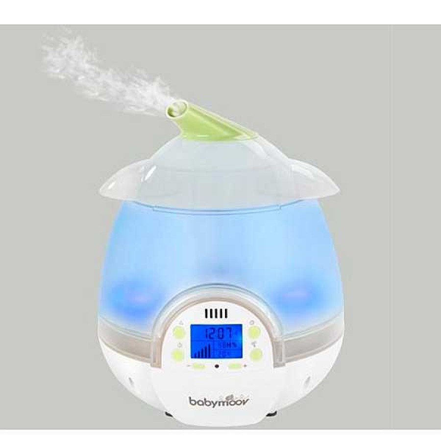 Beb S BABYMOOV Luces Quitamiedos Y M Viles Musicales | Humidificador Digital Verde Y Blanco